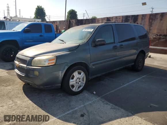 2006 Chevrolet Uplander LS с VIN 1GNDV23L66D194191, выставлен на аукционе Copart как лот 68725175 с пробегом 183 033 миль миль и Списание • Salvage title. История ставок и продаж доступна на DreamBid. Изображение 1.