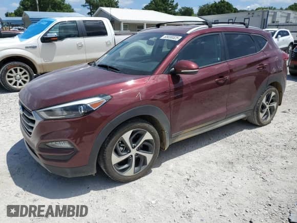2017 Hyundai Tucson Eco z VIN KM8J33A23HU527219, wystawiony jako Copart lot #65699525 z przebiegiem 48 968 mil mil oraz Czysty tytuł • Clean title. Historia ofert i sprzedaży dostępna na DreamBid. Obrazek 1.