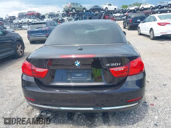2017 BMW 4 Series 430i with VIN WBA4U7C30H5J55115, listed as a IAAI auction lot 42561550 with 26,481 mi miles and . Bid and sale history available at DreamBid. Image 17.