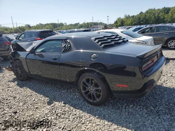2021 Dodge Challenger GT with VIN 2C3CDZKG7MH611035, listed as a Copart auction lot 80217175 with 54,240 mi miles and Salvage title. Bid and sale history available at DreamBid. Image 2.