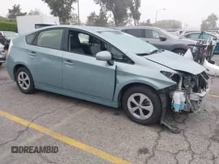 2014 Toyota Prius Four with VIN JTDKN3DU7E1740199, listed as a IAAI auction lot 43401116 with 134,245 mi miles and . Bid and sale history available at DreamBid. Image 1.