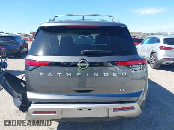 2024 Nissan Pathfinder SL z VIN 5N1DR3CA9RC315609, wystawiony jako IAAI lot #41431524 z przebiegiem 2 518 mil mil oraz . Historia ofert i sprzedaży dostępna na DreamBid. Obrazek 16.