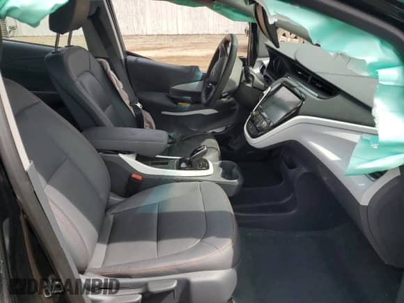 2021 Chevrolet Bolt EV Premier with VIN 1G1FZ6S0XM4109119, listed as a Copart auction lot 57903675 with 22,891 mi miles and Non repairable. Bid and sale history available at DreamBid. Image 7.