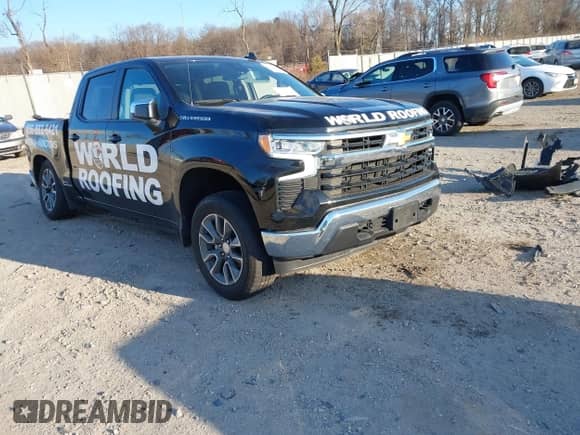 2023 Chevrolet Silverado 1500 LT with VIN 1GCPDKEK9PZ128610, listed as a IAAI auction lot 41326608 with 59,114 mi miles and . Bid and sale history available at DreamBid. Image 1.