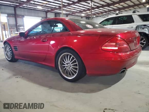2005 Mercedes-Benz SL 500 with VIN WDBSK75F35F102923, listed as a Copart auction lot 85720065 with Not provided miles and Salvage title. Bid and sale history available at DreamBid. Image 2.
