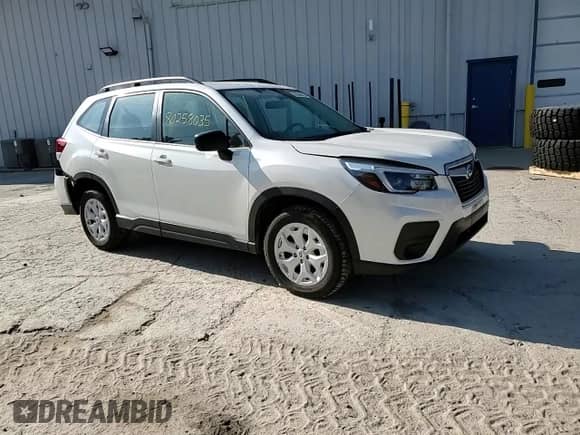 2021 Subaru Forester with VIN JF2SKADC4MH582108, listed as a Copart auction lot 80258035 with 19,769 mi miles and Salvage title. Bid and sale history available at DreamBid. Image 14.