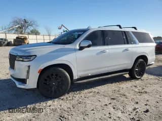 2021 Cadillac Escalade ESV with VIN 1GYS3KKT4MR402456, listed as a Copart auction lot 77508733 with 54,436 mi miles and . Bid and sale history available at DreamBid. Image 1.