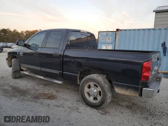 2007 Dodge 2500 SLT with VIN 3D7KR28A87G839090, listed as a Copart auction lot 41418935 with 231,923 mi miles and Clean title. Bid and sale history available at DreamBid. Image 2.