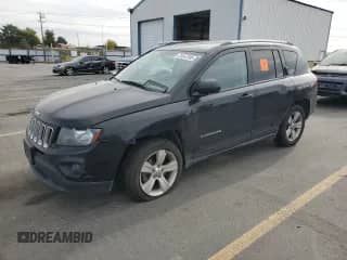 2017 Jeep Compass Sport with VIN 1C4NJDBB0HD144340, listed as a Copart auction lot 81647295 with 164,504 mi miles and Salvage title. Bid and sale history available at DreamBid. Image 1.