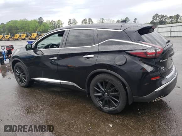 2022 Nissan Murano SL z VIN 5N1AZ2CJ9NC107009, wystawiony jako Copart lot #52312445 z przebiegiem 102 295 mil mil oraz Szkoda całkowita • Salvage title. Historia ofert i sprzedaży dostępna na DreamBid. Obrazek 2.