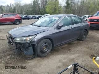 2015 Honda Accord EX-L with VIN 1HGCR2F81FA801326, listed as a Copart auction lot 54699155 with Not provided miles and Salvage title. Bid and sale history available at DreamBid. Image 1.