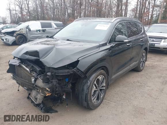 2020 Hyundai Santa Fe Limited with VIN 5NMS53AA5LH250051, listed as a IAAI auction lot 41431673 with 55,530 mi miles and . Bid and sale history available at DreamBid. Image 2.