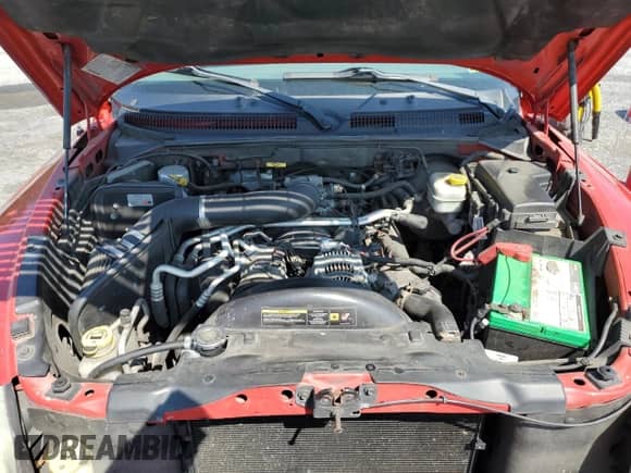 2006 Dodge Dakota SLT with VIN 1D7HW48N76S503312, listed as a Copart auction lot 80128295 with 179,802 mi miles and Salvage title. Bid and sale history available at DreamBid. Image 11.