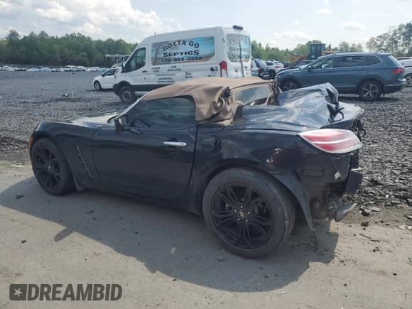 2007 Saturn Sky Red Line with VIN 1G8MG35X87Y127427, listed as a Copart auction lot 60033205 with 63,330 mi miles and Salvage title. Bid and sale history available at DreamBid. Image 2.
