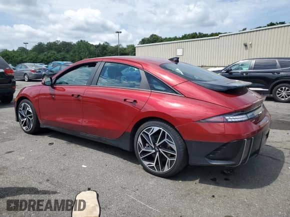 2023 Hyundai Ioniq 6 SEL с VIN KMHM34AC8PA053585, выставлен на аукционе Copart как лот 63502745 с пробегом 22 512 миль миль и Списание • Salvage title. История ставок и продаж доступна на DreamBid. Изображение 2.