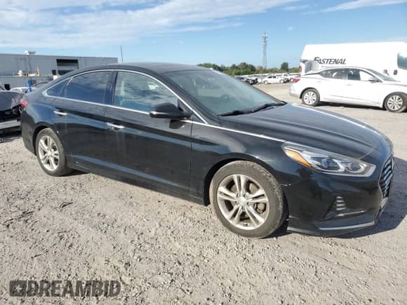 2018 Hyundai Sonata SEL with VIN 5NPE34AF0JH597078, listed as a Copart auction lot 85495585 with 101,970 mi miles and Salvage title. Bid and sale history available at DreamBid. Image 4.