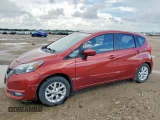 2017 Nissan Note SV with VIN 3N1CE2CP7HL355557, listed as a Copart auction lot 83787095 with 120,993 mi miles and Clean title. Bid and sale history available at DreamBid. Image 1.
