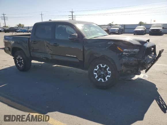 2022 Toyota Tacoma SR с VIN 3TMCZ5AN6NM502395, выставлен на аукционе Copart как лот 81140445 с пробегом 27 523 миль миль и Списание • Salvage title. История ставок и продаж доступна на DreamBid. Изображение 4.