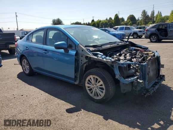 2018 Subaru Impreza Premium с VIN 4S3GKAB67J3620344, выставлен на аукционе Copart как лот 64627835 с пробегом 61 980 миль миль и Списание • Salvage title. История ставок и продаж доступна на DreamBid. Изображение 4.