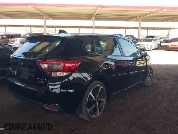 2023 Subaru Impreza Special Sports with VIN 4S3GTAM63P3700033, listed as a IAAI auction lot 42945523 with 51,540 mi miles and . Bid and sale history available at DreamBid. Image 4.