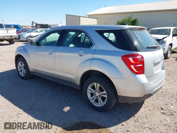2017 Chevrolet Equinox LS with VIN 2GNALBEK5H1563151, listed as a IAAI auction lot 43159537 with 153,680 mi miles and . Bid and sale history available at DreamBid. Image 3.