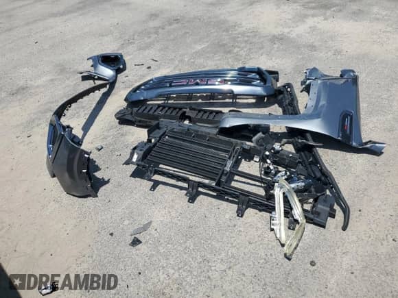 2021 GMC Sierra 1500 AT4 with VIN 1GTU9EET7MZ201306, listed as a Copart auction lot 60824955 with Not provided miles and Salvage title. Bid and sale history available at DreamBid. Image 12.