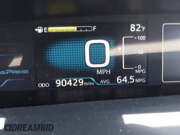 2018 Toyota Prius Plus z VIN JTDKARFP3J3073801, wystawiony jako IAAI lot #42903373 z przebiegiem 90 429 mil mil oraz . Historia ofert i sprzedaży dostępna na DreamBid. Obrazek 7.