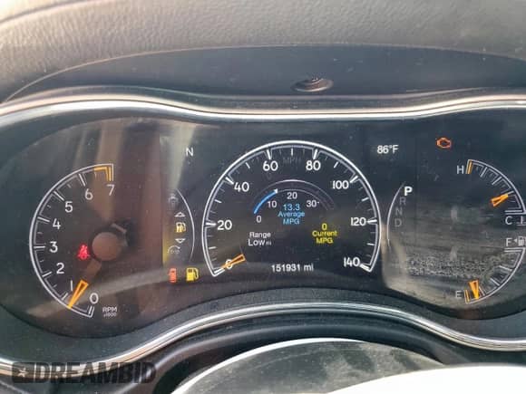 2018 Jeep Grand Cherokee High Altitude z VIN 1C4RJECG3JC323372, wystawiony jako Copart lot #55602145 z przebiegiem 151 931 mil mil oraz Czysty tytuł • Clean title. Historia ofert i sprzedaży dostępna na DreamBid. Obrazek 9.