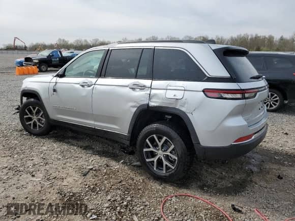 2025 Jeep Grand Cherokee Limited с VIN 1C4RJHBG0SC300071, выставлен на аукционе Copart как лот 53608085 с пробегом Не указан миль и Списание • Salvage title. История ставок и продаж доступна на DreamBid. Изображение 2.