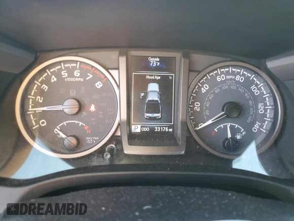 2023 Toyota Tacoma SR with VIN 3TMCZ5ANXPM559511, listed as a Copart auction lot 80508385 with 33,176 mi miles and Salvage title. Bid and sale history available at DreamBid. Image 9.