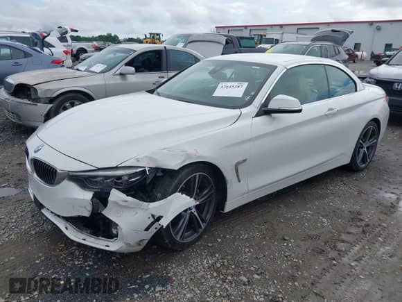 2018 BMW 4 Series 430i with VIN WBA4Z1C50JEE43919, listed as a IAAI auction lot 42645287 with 36,206 mi miles and . Bid and sale history available at DreamBid. Image 2.