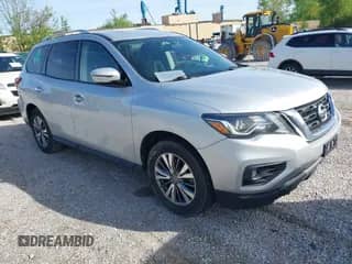 2019 Nissan Pathfinder S z VIN 5N1DR2MN2KC618345, wystawiony jako IAAI lot #41997428 z przebiegiem 77 150 mil mil oraz . Historia ofert i sprzedaży dostępna na DreamBid. Obrazek 1.