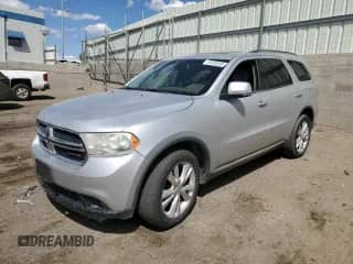 2012 Dodge Durango Crew with VIN 1C4SDJDTXCC253062, listed as a Copart auction lot 53529435 with 120,260 mi miles and Clean title. Bid and sale history available at DreamBid. Image 1.