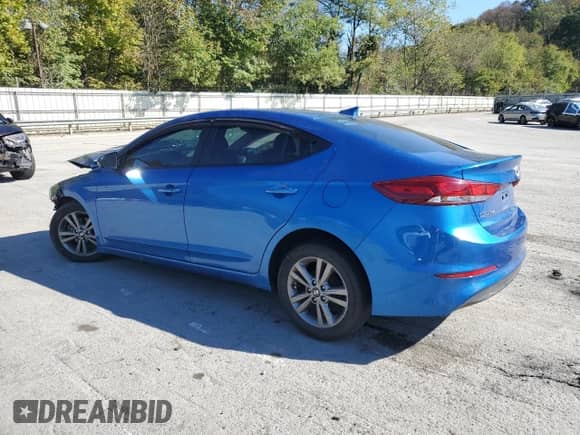 2017 Hyundai Elantra SE with VIN 5NPD84LF9HH209401, listed as a Copart auction lot 82248965 with 123,579 mi miles and Salvage title. Bid and sale history available at DreamBid. Image 2.