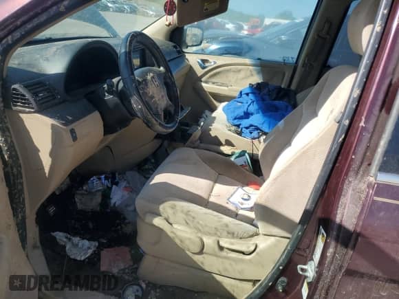 2007 Honda Odyssey LX with VIN 5FNRL38207B077596, listed as a Copart auction lot 54146135 with Not provided miles and Salvage title. Bid and sale history available at DreamBid. Image 7.