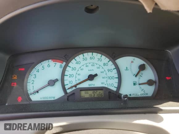 2003 Toyota Corolla LE with VIN JTDBR32E730050858, listed as a Copart auction lot 84818375 with 163,106 mi miles and Salvage title. Bid and sale history available at DreamBid. Image 9.