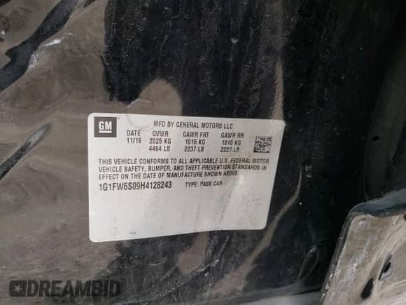 2017 Chevrolet Bolt EV LT z VIN 1G1FW6S09H4128243, wystawiony jako Copart lot #48167863 z przebiegiem 109 954 mil mil oraz . Historia ofert i sprzedaży dostępna na DreamBid. Obrazek 14.