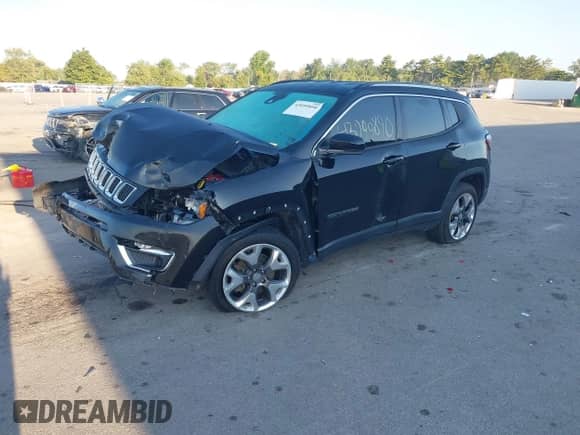 2021 Jeep Compass Limited with VIN 3C4NJDCB5MT503488, listed as a IAAI auction lot 43099890 with 36,492 mi miles and . Bid and sale history available at DreamBid. Image 17.