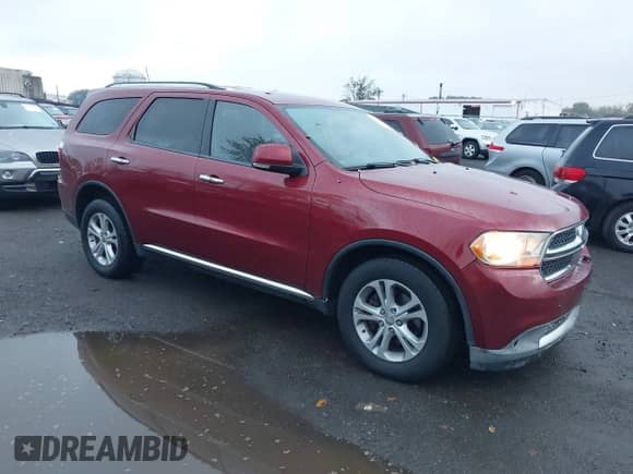 2013 Dodge Durango Crew with VIN 1C4RDJDG8DC676368, listed as a IAAI auction lot 43511888 with 265,885 mi miles and . Bid and sale history available at DreamBid. Image 1.