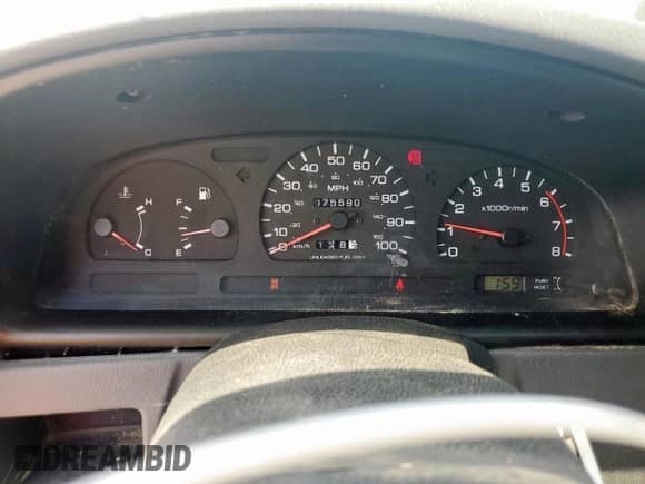 1996 Nissan Frontier XE with VIN 1N6SD16S6TC332584, listed as a Copart auction lot 58305425 with 75,590 mi miles and Salvage title. Bid and sale history available at DreamBid. Image 9.