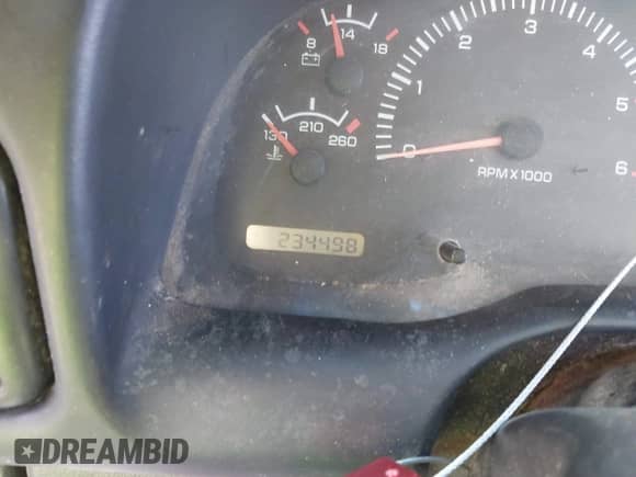 1998 Dodge 1500 with VIN 1B7HC16Y5WS670248, listed as a IAAI auction lot 41743190 with 234,498 mi miles and . Bid and sale history available at DreamBid. Image 7.