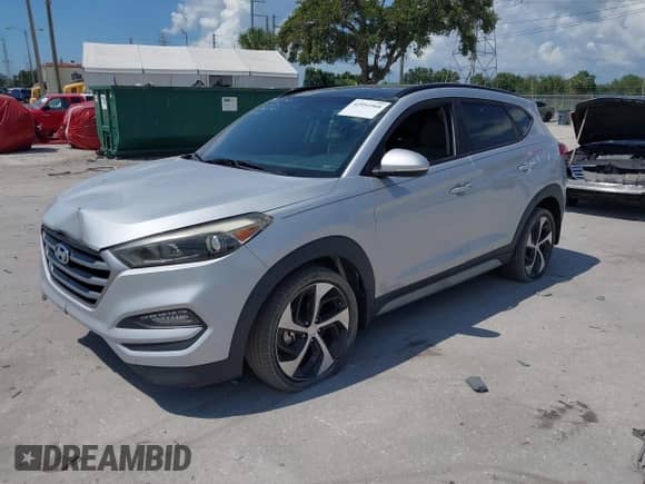 2017 Hyundai Tucson Sport with VIN KM8J33A21HU575334, listed as a IAAI auction lot 42951968 with 89,991 mi miles and . Bid and sale history available at DreamBid. Image 2.