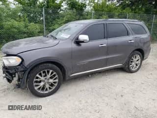 2014 Dodge Durango Citadel with VIN 1C4RDJEG2EC419951, listed as a Copart auction lot 58592995 with 162,754 mi miles and Non repairable. Bid and sale history available at DreamBid. Image 1.