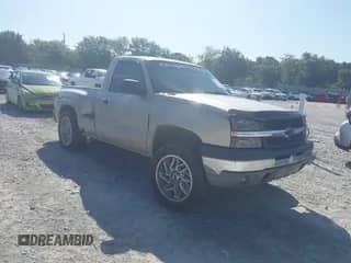2005 Chevrolet Silverado 1500 Work Truck with VIN 1GCEC14V85Z283209, listed as a IAAI auction lot 42543120 with 132,449 mi miles and . Bid and sale history available at DreamBid. Image 1.