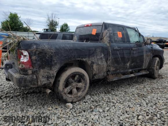 2018 Ram 1500 Express with VIN 1C6RR7FT1JS332307, listed as a Copart auction lot 66276965 with 42,221 mi miles and Non repairable. Bid and sale history available at DreamBid. Image 3.