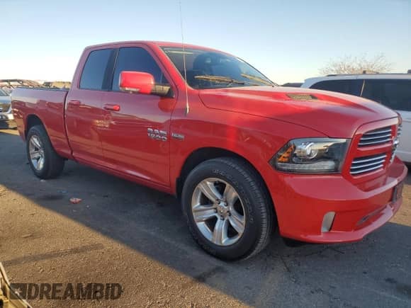 2014 Ram 1500 Sport with VIN 1C6RR6HT0ES441953, listed as a Copart auction lot 43285195 with 107,971 mi miles and Salvage title. Bid and sale history available at DreamBid. Image 4.