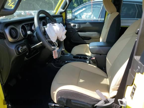 2022 Jeep Wrangler Sport с VIN 1C4GJXAG3NW266312, выставлен на аукционе Copart как лот 66214525 с пробегом 21 485 миль миль и Списание • Salvage title. История ставок и продаж доступна на DreamBid. Изображение 7.