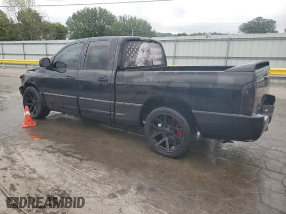 2005 Dodge RAM with VIN 3D3HA18H35G792767, listed as a Copart auction lot 66818175 with 107,121 mi miles and Salvage title. Bid and sale history available at DreamBid. Image 2.