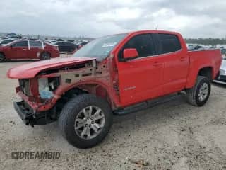 2019 Chevrolet Colorado 2WD LT z VIN 1GCGSCEA9K1315761, wystawiony jako Copart lot #54943055 z przebiegiem 132 950 mil mil oraz Szkoda całkowita • Salvage title. Historia ofert i sprzedaży dostępna na DreamBid. Obrazek 1.