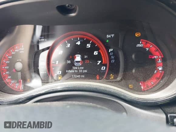 2021 Dodge Durango SRT Hellcat with VIN 1C4SDJH90MC689175, listed as a IAAI auction lot 42244275 with 17,240 mi miles and . Bid and sale history available at DreamBid. Image 7.